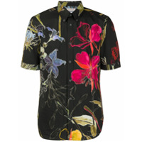 Alexander McQueen Camisa com estampa floral - Preto