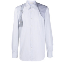 Alexander McQueen Camisa com listras - Branco