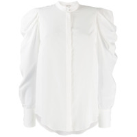 Alexander McQueen Camisa com mangas bufantes - Branco