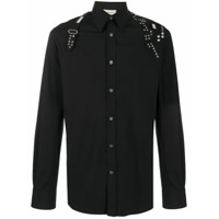 Alexander McQueen Camisa Harness com aplicação de tachas - Preto