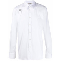Alexander McQueen Camisa Harness mangas longas - Branco