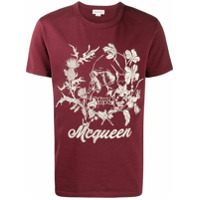 Alexander McQueen Camiseta com estampa de caveira - Vermelho