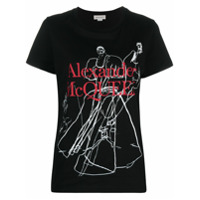 Alexander McQueen Camiseta com estampa de logo - Preto