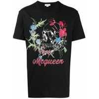 Alexander McQueen Camiseta com estampa de logo - Preto