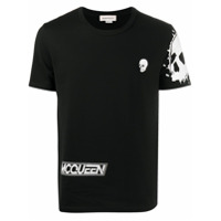 Alexander McQueen Camiseta com estampa - Preto