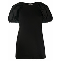 Alexander McQueen Camiseta com mangas bufantes - Preto