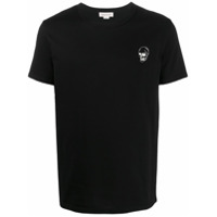 Alexander McQueen Camiseta decote careca com estampa de caveira - Preto