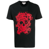 Alexander McQueen Camiseta Ivy Skull - Preto