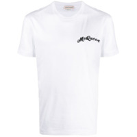Alexander McQueen Camiseta McQueen com bordado - Branco