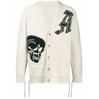 Alexander McQueen Cardigan de tricÃ´ com padronagem - Neutro