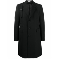 Alexander McQueen Casaco com abotoamento simples - Preto