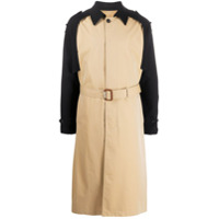 Alexander McQueen Trench coat bicolor - Neutro