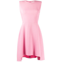 Alexander McQueen Vestido assimétrico sem mangas - Rosa