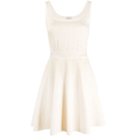 Alexander McQueen Vestido texturizado de tricô - Neutro