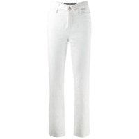 Alexander Wang Calça jeans com abertura frontal - Branco