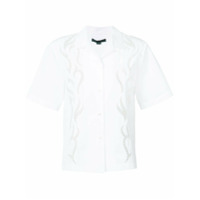 Alexander Wang Camisa com recortes vazados - Branco