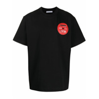 Alexander Wang Camiseta com patch de logo - Preto