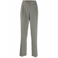 Alexander Wang herringbone tailored trousers - Preto