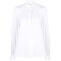 Alexandre Vauthier Camisa mangas longas com colarinho - Branco
