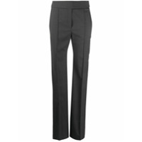 Alexandre Vauthier high-rise pintuck flared trousers - Cinza