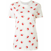 Alice McCall Camiseta decote careca com estampa de beijos - Neutro