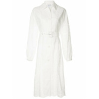 Alice McCall Trench coat com bordado Cloud Obscurity - Branco