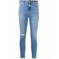 AllSaints Calça jeans skinny com efeito destroyed - Azul