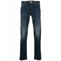 AllSaints Calça jeans slim com cintura média - Azul