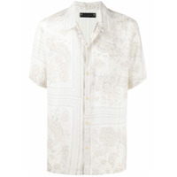 AllSaints Camisa mangas curtas com estampa paisley - Branco