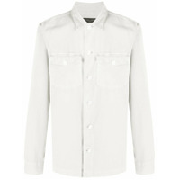 AllSaints Camisa mangas longas com bolsos - Cinza