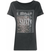 AllSaints Camiseta com estampa gráfica - Preto