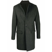 AllSaints Casaco slim com abotoamento simples - Preto