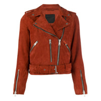 AllSaints Jaqueta biker com zíper - Vermelho