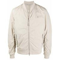 AllSaints Jaqueta bomber com logo bordado - Cinza