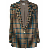 Alysi Jaqueta de lÃ£ com padronagem xadrez - Neutro