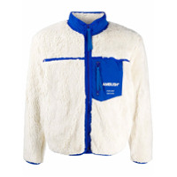 AMBUSH Jaqueta de fleece com estampa de logo - Branco