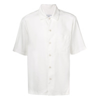 AMI Camisa mangas curtas com bolso no busto - Branco