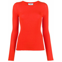 AMI Suéter decote careca de tricô - Vermelho