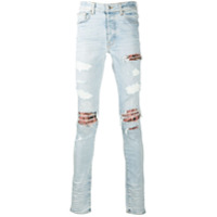 AMIRI Calça jeans skinny com efeito destroyed - Azul