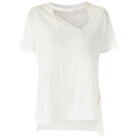 Andrea Bogosian T-shirt Samanta com recorte - Branco