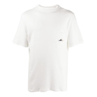 Anglozine Camiseta com estampa contrastante posterior - Branco