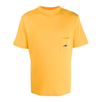 Anglozine Camiseta mangas curtas com bolso - Amarelo