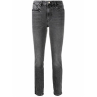 ANINE BING Calça jeans slim cintura média - Cinza