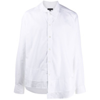 Ann Demeulemeester asymmetric button-up shirt - Branco
