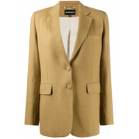 Ann Demeulemeester Blazer com abotoamento simples - Neutro