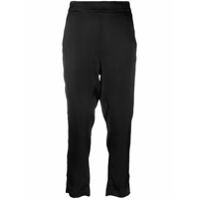 Ann Demeulemeester Calça cropped cintura alta - Preto
