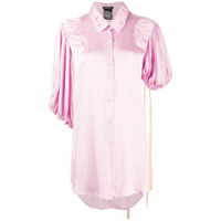 Ann Demeulemeester Camisa com mangas assimétricas - Rosa