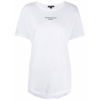 Ann Demeulemeester Camiseta com estampa de logo - Branco