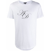 Ann Demeulemeester Camiseta com estampa de logo - Branco