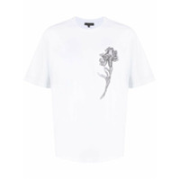 Ann Demeulemeester Camiseta de algodão com estampa gráfica - Branco